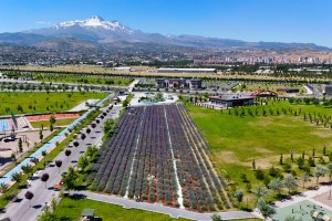 Erciyes Manzarasıyla Mor Şölen: Lavanta Bahçesi Ziyaretçilerin Yeni Gözdesi