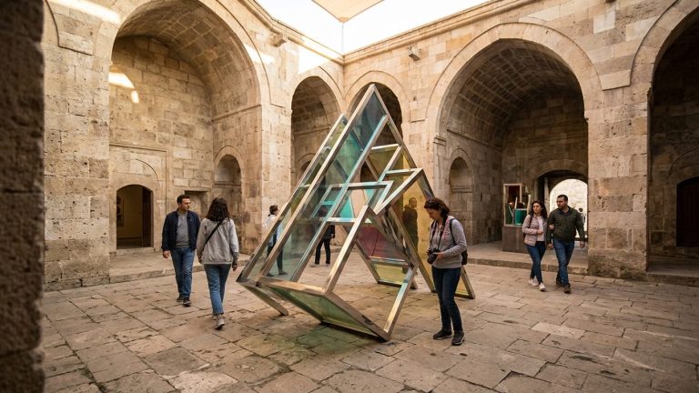 Tarihi mekanlarda modern sanat dönemi başladı