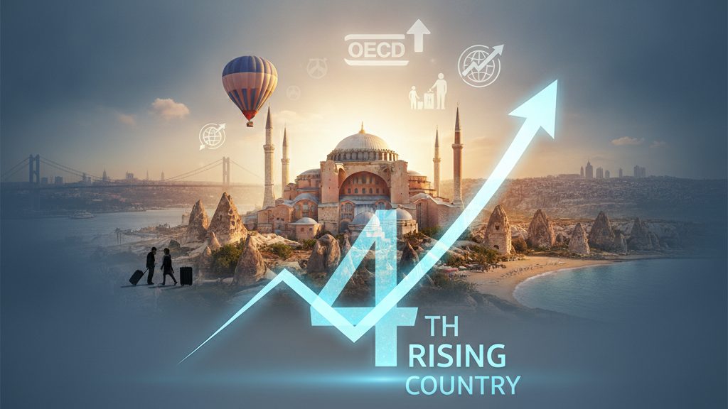 Türkiye turizmde OECD’nin 4. yükselen ülkesi