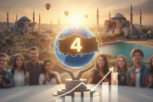 Türkiye turizmde dünya dördüncüsü