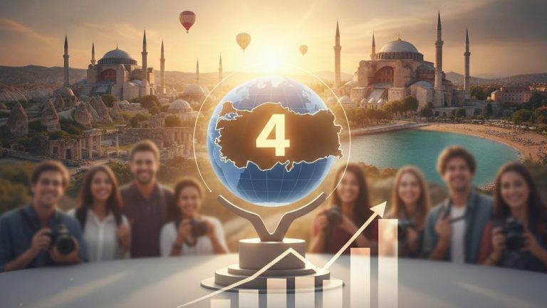 Türkiye turizmde dünya dördüncüsü
