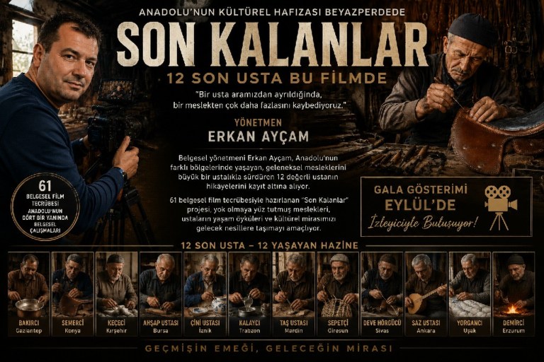 Anadolu’nun Son Ustaları Beyazperdede Yaşayacak: Belgesel Yönetmeni Erkan Ayçam’dan “Son Kalanlar” Projesi