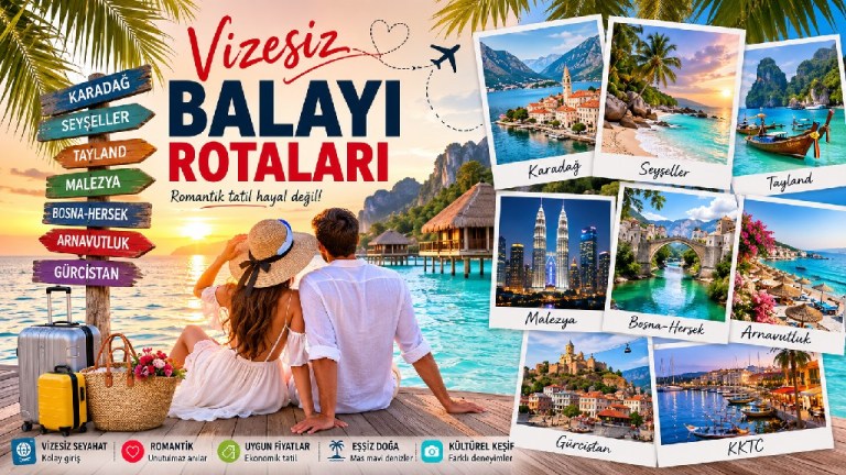 Yeni Evli Çiftler İçin Vizesiz Balayı Rotaları 2026